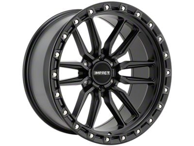 Impact Wheels 8810 Satin Black 6-Lug Wheel; 20x10; -12mm Offset (23-25 Canyon)