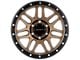 Impact Wheels 883 Bronze with Black Bead 6-Lug Wheel; 17x9; 0mm Offset (23-24 Canyon)