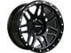 Impact Wheels 883 Satin Black 6-Lug Wheel; 17x9; -12mm Offset (23-24 Canyon)