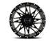 Impact Wheels 814 Gloss Black Milled 5-Lug Wheel; 18x9; 0mm Offset (87-90 Dakota)