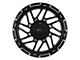 Impact Wheels 808 Gloss Black Milled 6-Lug Wheel; 20x10; -12mm Offset (21-24 F-150)