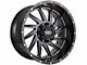 Impact Wheels 811 Gloss Black Milled 6-Lug Wheel; 17x9; 0mm Offset (21-24 F-150)