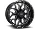 Impact Wheels 813 Gloss Black Milled 6-Lug Wheel; 20x12; -44mm Offset (21-24 F-150)