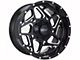 Impact Wheels 822 Gloss Black Milled 6-Lug Wheel; 20x10; -12mm Offset (21-24 F-150)