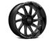 Impact Wheels 825 Gloss Black Milled 6-Lug Wheel; 20x10; -12mm Offset (21-24 F-150)