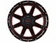 Impact Wheels 804 Gloss Black and Red Milled 6-Lug Wheel; 20x10; -12mm Offset (19-24 RAM 1500)