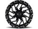 Impact Wheels 809 Gloss Black Milled 6-Lug Wheel; 20x10; -12mm Offset (19-24 RAM 1500)