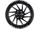 Impact Wheels 824 Gloss Black Milled 6-Lug Wheel; 20x10; -12mm Offset (19-24 RAM 1500)