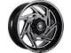 Impact Wheels 830 Gloss Black Milled 6-Lug Wheel; 22x12; -44mm Offset (19-24 RAM 1500)