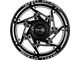 Impact Wheels 830 Gloss Black Milled 6-Lug Wheel; 22x12; -44mm Offset (19-24 RAM 1500)