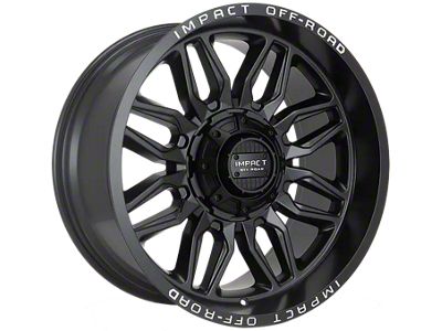 Impact Wheels 827 Matte Black 6-Lug Wheel; 20x10; -12mm Offset (19-23 Ranger)