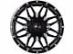 Impact Wheels 819 Gloss Black Milled 6-Lug Wheel; 17x9; 0mm Offset (14-18 Sierra 1500)