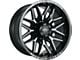 Impact Wheels 819 Gloss Black Milled 8-Lug Wheel; 20x10; -19mm Offset (20-24 Sierra 2500 HD)