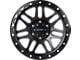 Impact Wheels 883 Satin Black 6-Lug Wheel; 17x9; -12mm Offset (14-18 Silverado 1500)