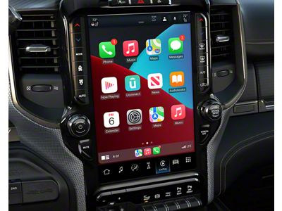 Infotainment UBQ Uconnect 5 NAV with 12-Inch Touchscreen, Apple CarPlay, Android Auto Upgrade and Traction Control Button (19-21 RAM 2500 Tradesman w/ 5-Inch or 8.40-Inch Radio Display)