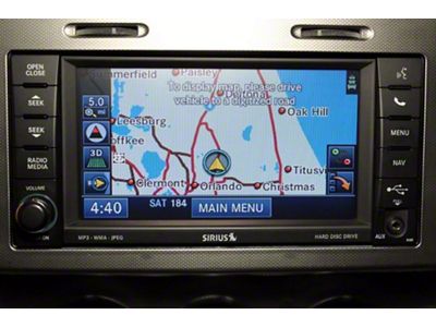 Infotainment Mopar Premium Factory GPS Navigation MyGIG RHR Radio Upgrade; LS Group (08-10 Dakota)
