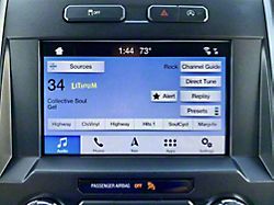 Infotainment CD Player SiriusXM Satellite Radio Upgrade Kit with Aftermarket Magnetic Roof Mounted Antenna and OBD Programmer (15-18 F-150)