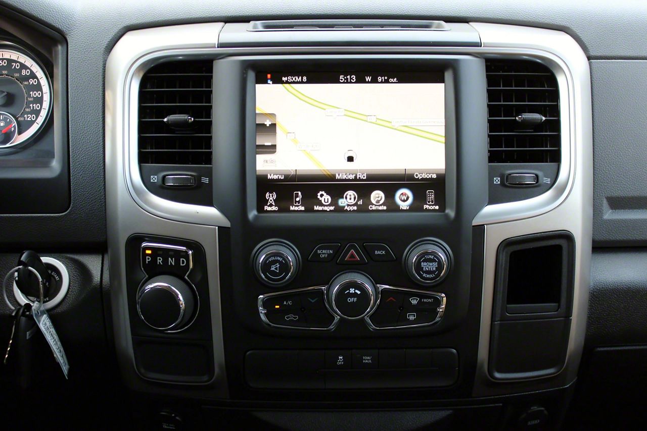 Infotainment RAM 1500 Factory 7SP GPS Navigation 8.4AN RA4 Radio With ...