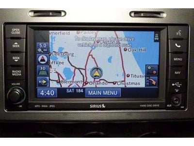 Infotainment Mopar Premium Factory GPS Navigation MyGIG RHR Radio Upgrade; HS Group (09-12 RAM 1500)