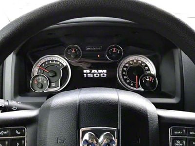 Infotainment Speedometer EVIC Instrument Panel Cluster; Black (14-18 RAM 1500, Excluding EcoDiesel)