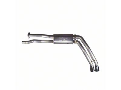 Injen SES Dual Exhaust System with Black Chrome Tips; Middle Side Exit (17-20 F-150 Raptor)