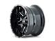 ION Wheels 141 Gloss Black Milled 5-Lug Wheel; 17x9; -12mm Offset (02-08 RAM 1500, Excluding Mega Cab)