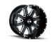 ION Wheels 141 Gloss Black Milled 5-Lug Wheel; 18x9; 0mm Offset (02-08 RAM 1500, Excluding Mega Cab)