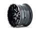 ION Wheels 141 Gloss Black Milled 5-Lug Wheel; 18x9; 0mm Offset (02-08 RAM 1500, Excluding Mega Cab)