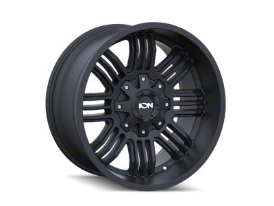 ION Wheels 144 Matte Black 6-Lug Wheel; 17x9; -12mm Offset (07-13 Sierra 1500)