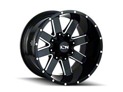 ION Wheels 141 Gloss Black Milled 6-Lug Wheel; 17x9; 18mm Offset (07-14 Yukon)