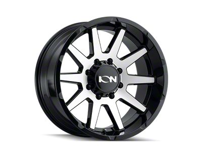 ION Wheels 143 Gloss Black Machined 5-Lug Wheel; 18x9; 0mm Offset (09-18 RAM 1500)