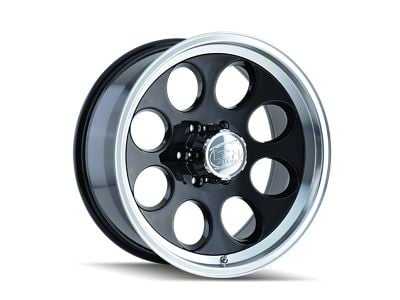 ION Wheels 171 Gloss Black Machined 5-Lug Wheel; 17x9; 0mm Offset (09-18 RAM 1500)