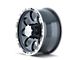 ION Wheels 174 Gloss Black Machined 5-Lug Wheel; 17x9; 0mm Offset (09-18 RAM 1500)