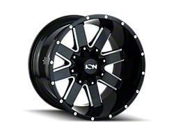 ION Wheels 141 Gloss Black Milled 6-Lug Wheel; 17x9; 18mm Offset (23-25 Canyon)