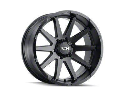 ION Wheels 143 Matte Black 8-Lug Wheel; 20x10; -19mm Offset (01-06 Sierra 2500 HD)