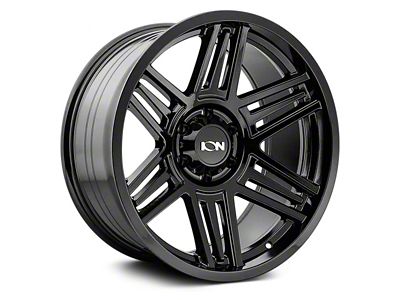 ION Wheels TYPE 147 Gloss Black 8-Lug Wheel; 17x9; 0mm Offset (01-06 Sierra 2500 HD)