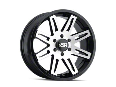 ION Wheels 142 Satin Black Machined 8-Lug Wheel; 20x9; 18mm Offset (03-09 RAM 2500)