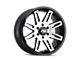 ION Wheels 142 Satin Black Machined 8-Lug Wheel; 20x9; 18mm Offset (03-09 RAM 2500)