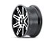 ION Wheels 142 Satin Black Machined 8-Lug Wheel; 20x9; 18mm Offset (03-09 RAM 2500)