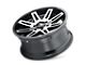 ION Wheels 142 Satin Black Machined 8-Lug Wheel; 20x9; 18mm Offset (03-09 RAM 2500)