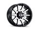 ION Wheels 143 Gloss Black Machined 8-Lug Wheel; 20x10; -19mm Offset (03-09 RAM 2500)