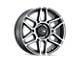 ION Wheels 146 Matte Black Machined with Dark 8-Lug Wheel; 17x9; 0mm Offset (03-09 RAM 2500)