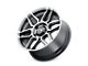 ION Wheels 146 Matte Black Machined with Dark 8-Lug Wheel; 20x10; -19mm Offset (03-09 RAM 2500)