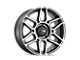 ION Wheels 146 Matte Black Machined with Dark 8-Lug Wheel; 20x9; 0mm Offset (03-09 RAM 2500)