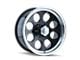 ION Wheels 171 Gloss Black Machined 8-Lug Wheel; 17x9; 0mm Offset (03-09 RAM 2500)