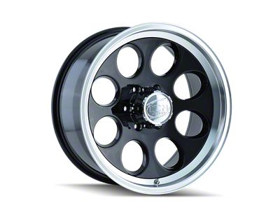 ION Wheels 171 Gloss Black Machined 8-Lug Wheel; 18x9; 0mm Offset (03-09 RAM 2500)