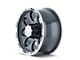 ION Wheels 174 Gloss Black Machined 8-Lug Wheel; 17x9; 0mm Offset (03-09 RAM 2500)