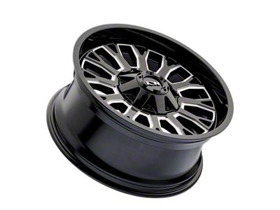 ION Wheels TYPE 152 Gloss Black Milled 8-Lug Wheel; 20x9; 0mm Offset (03-09 RAM 2500)