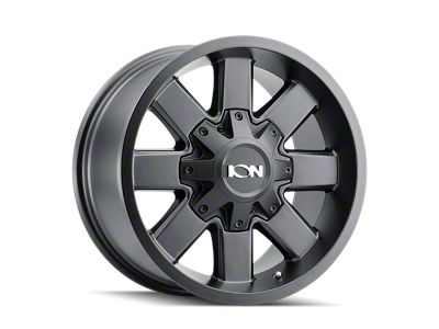 ION Wheels 141 Satin Black 8-Lug Wheel; 17x9; 18mm Offset (03-09 RAM 3500 SRW)