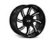 ION Wheels TYPE 151 Gloss Black Milled 8-Lug Wheel; 17x9; 0mm Offset (03-09 RAM 3500 SRW)